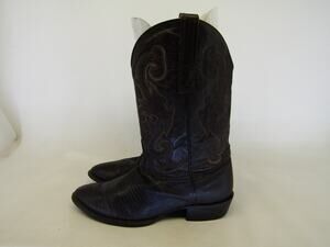 Circle G Mens Size 12 D Brown Leather Lizard Cowboy Western Boots